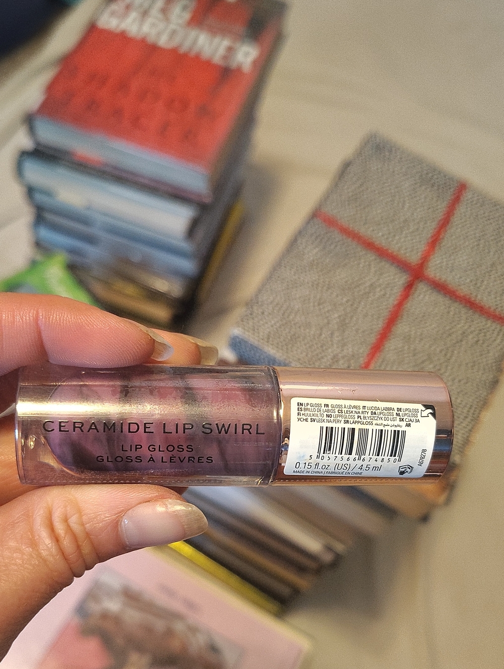 Revolution Ceramide Lip Swirl Gloss — Shimmery Mauve